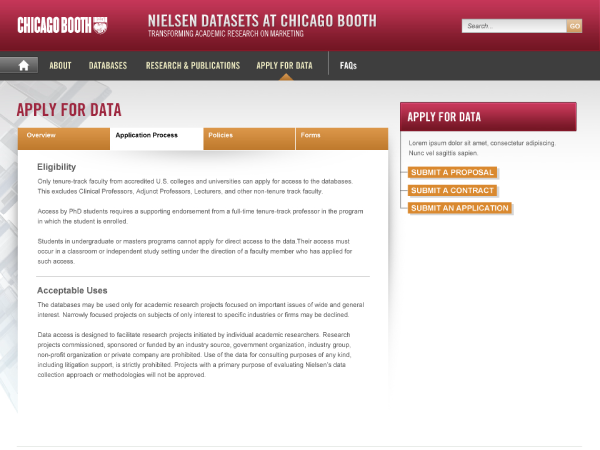 Chicago Booth - Neilsen Datasets
